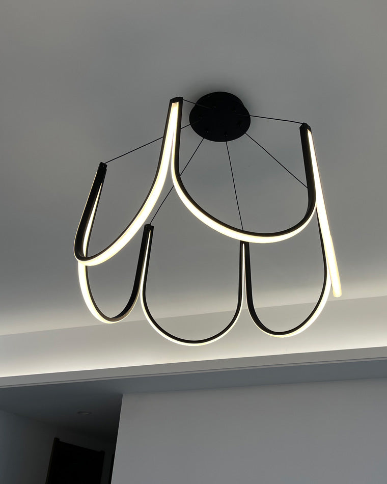 WOMO Minimal U-shaped Round chandelier-WM2143