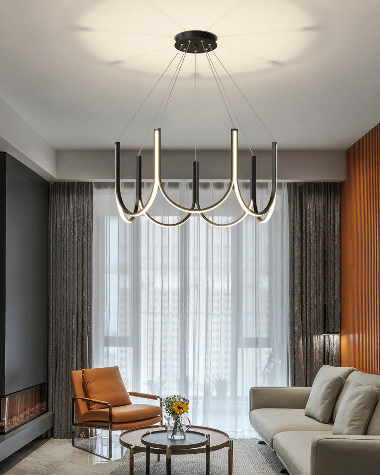 WOMO Minimal U-shaped Round chandelier-WM2143