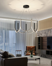 WOMO Minimal U-shaped Round chandelier-WM2143