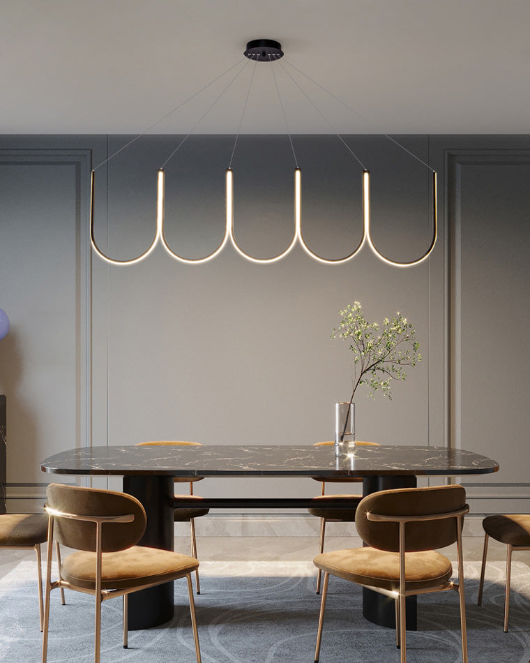 WOMO Minimal U-shaped Round chandelier-WM2143