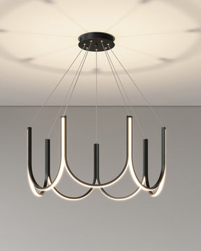 WOMO Minimal U-shaped Round chandelier-WM2143