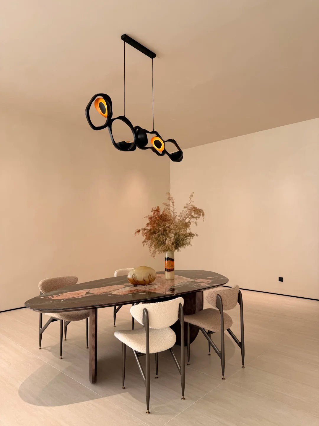 WOMO Masculine Sculptural Chandelier-WM2148