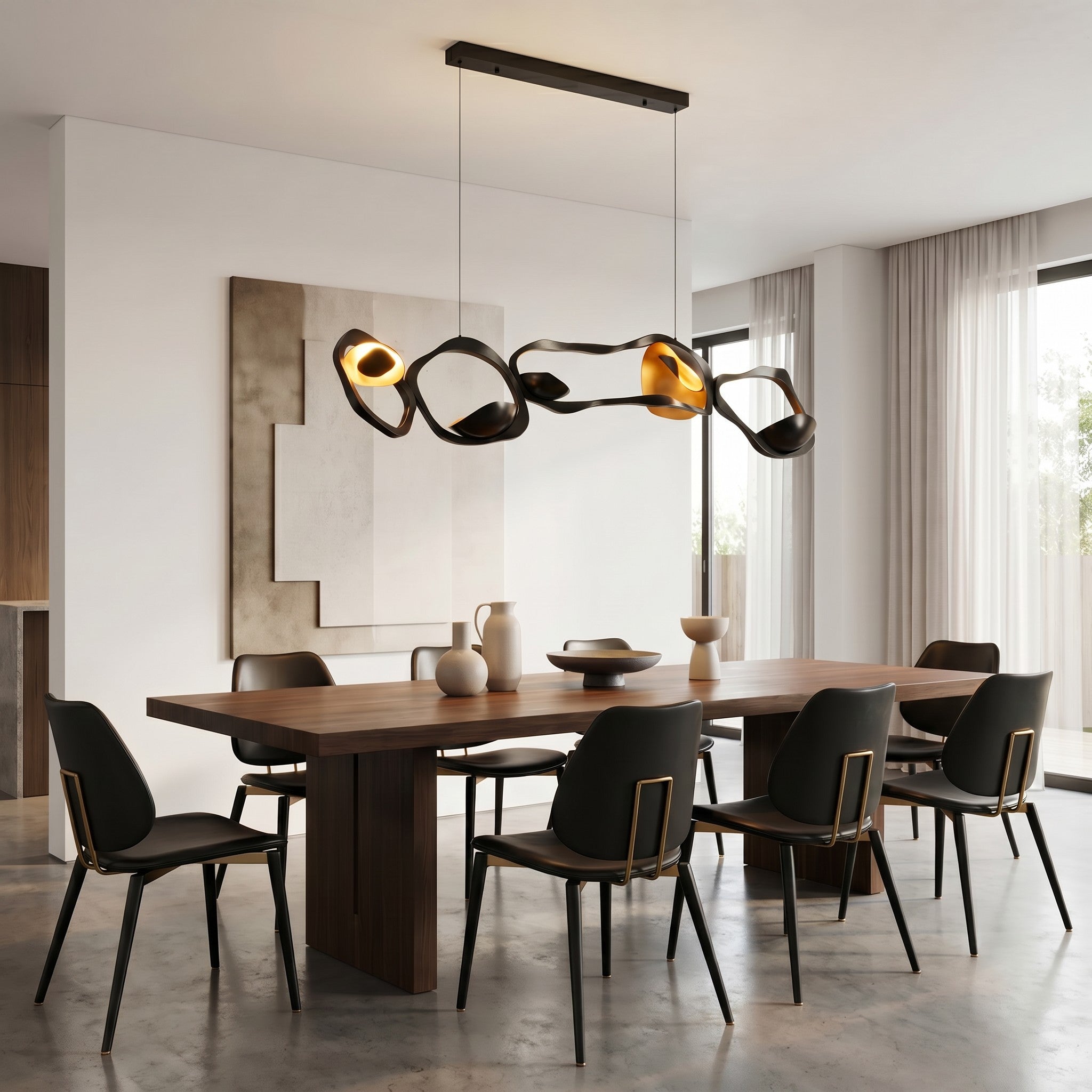 WOMO Masculine Sculptural Chandelier-WM2148