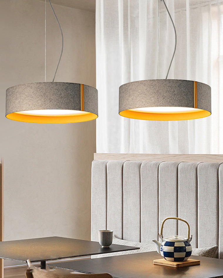 WOMO Drum Felt Pendant Light-WM2149