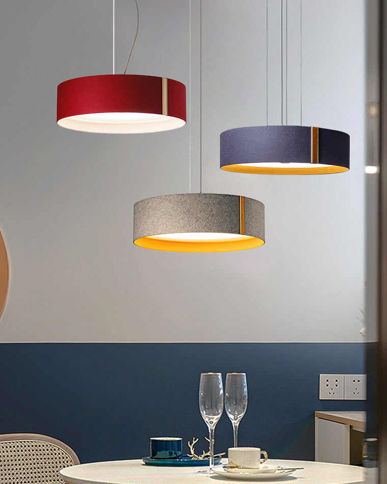 WOMO Drum Felt Pendant Light-WM2149