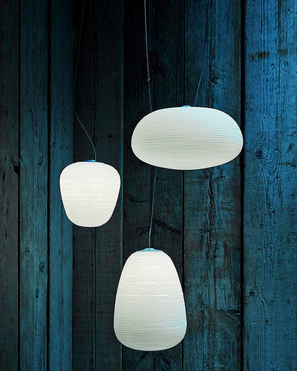 WOMO Lantern Blown Glass Pendant Light-WM2151