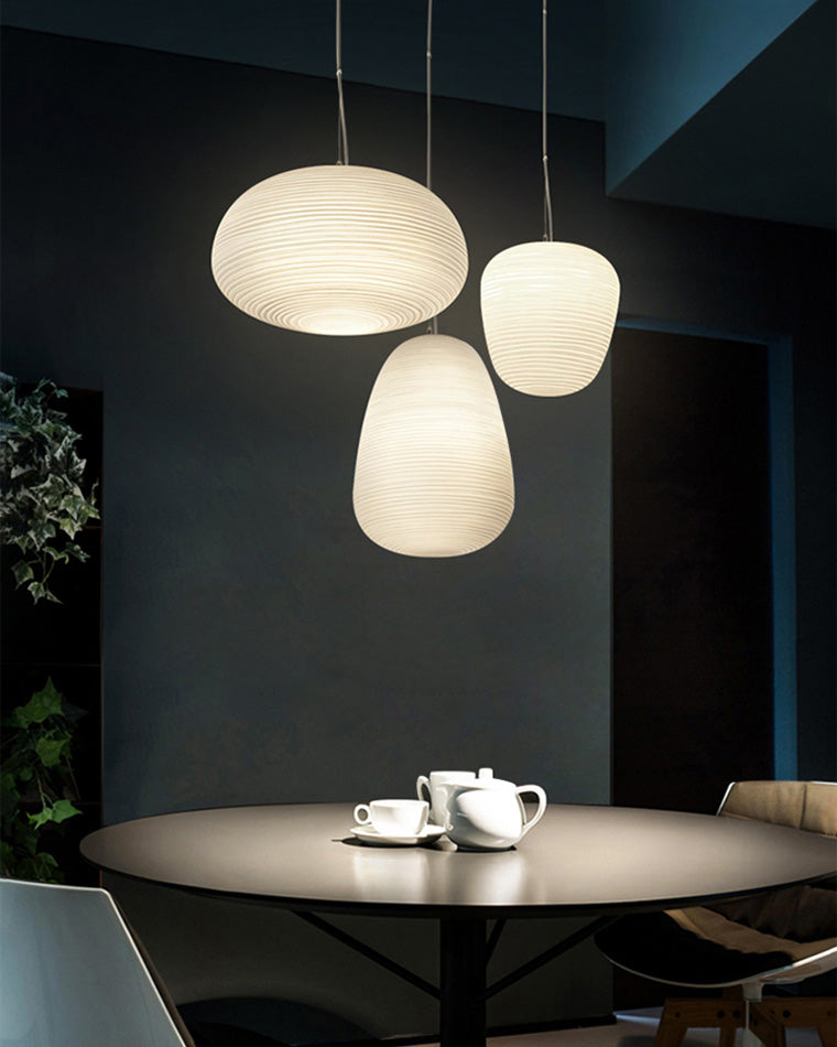 WOMO Lantern Blown Glass Pendant Light-WM2151