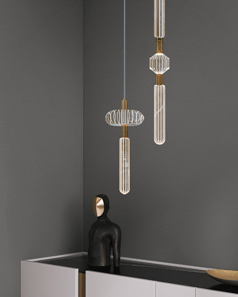 WOMO Cypher Vertical/Horizontal Glass Pendant light-WM2153