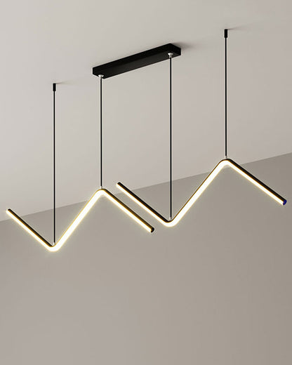 WOMO ZigZag LED Kitchen Pendant Light-WM2154