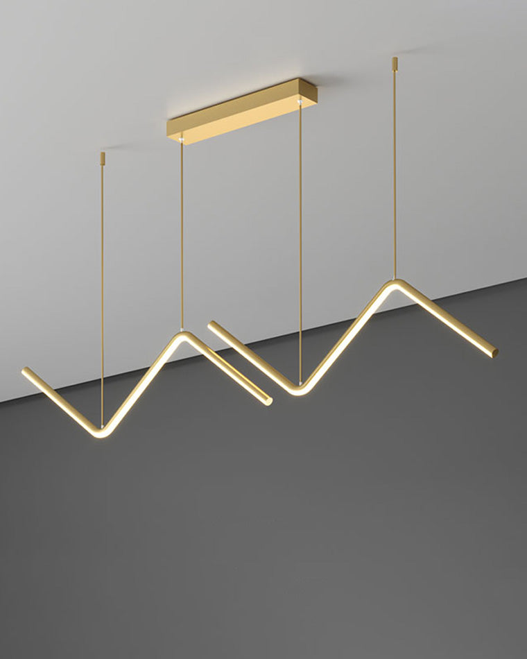 WOMO ZigZag LED Kitchen Pendant Light-WM2154