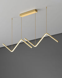 WOMO ZigZag LED Kitchen Pendant Light-WM2154