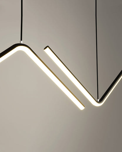 WOMO ZigZag LED Kitchen Pendant Light-WM2154