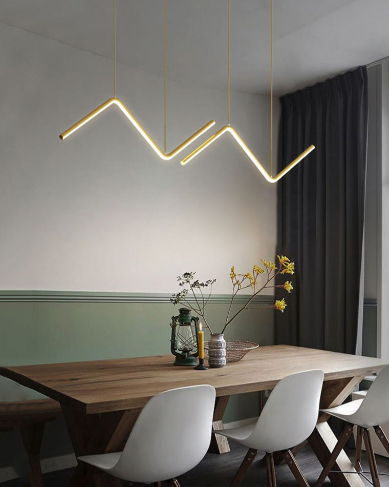 WOMO ZigZag LED Kitchen Pendant Light-WM2154