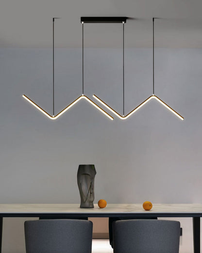 WOMO ZigZag LED Kitchen Pendant Light-WM2154