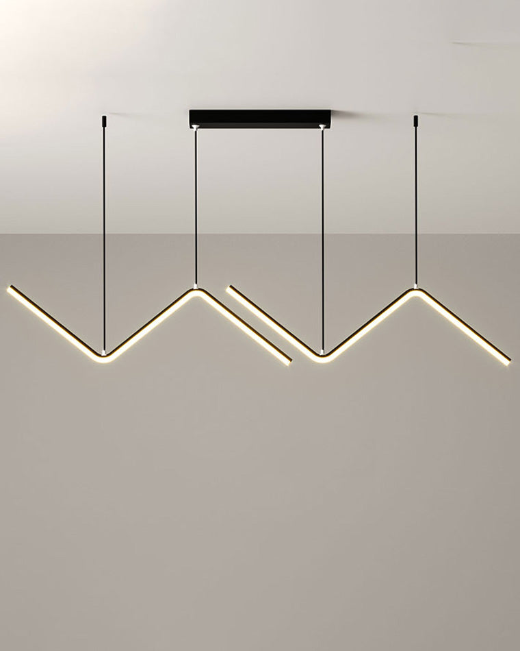 WOMO ZigZag LED Kitchen Pendant Light-WM2154