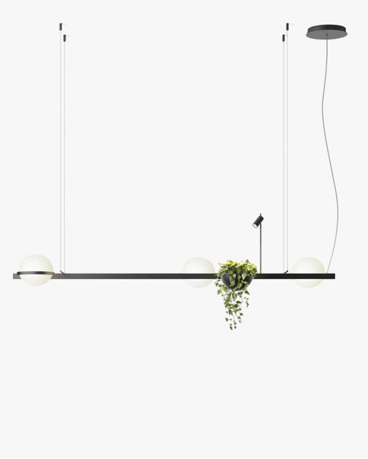 WOMO Plant Globe Pendant Light-WM2155