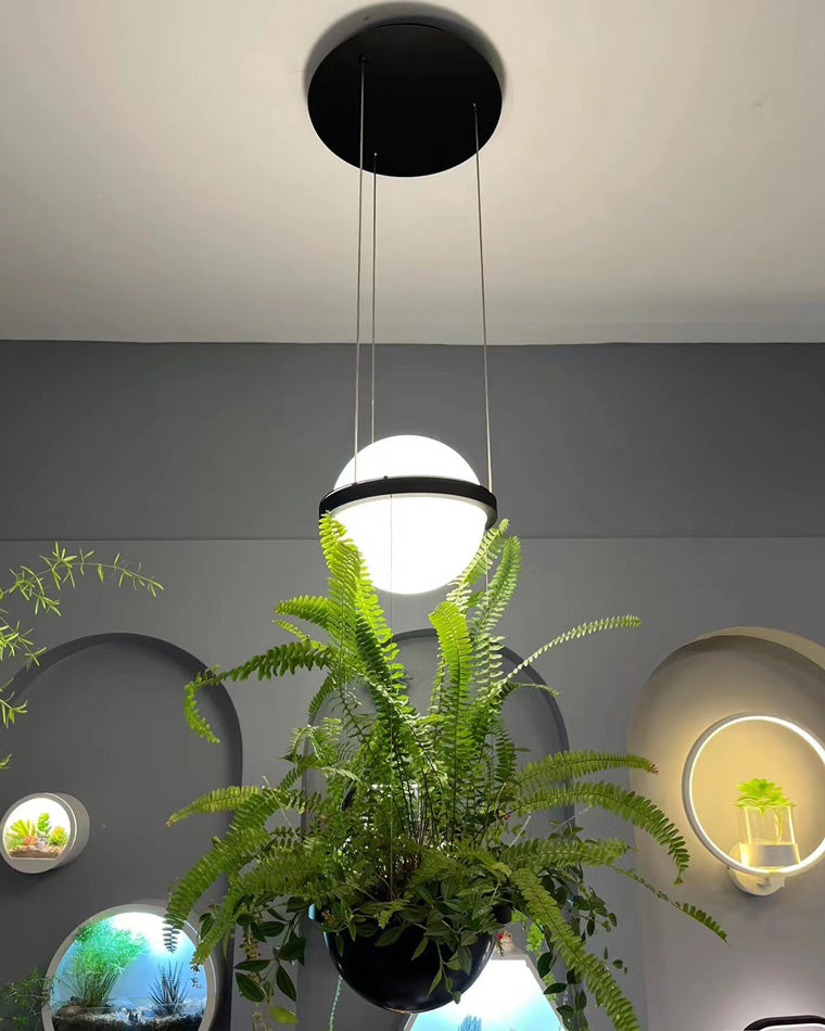 WOMO Plant Globe Pendant Light-WM2155