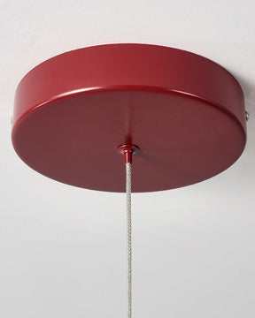 WOMO U-tubes Red Round Chandelier-WM2157