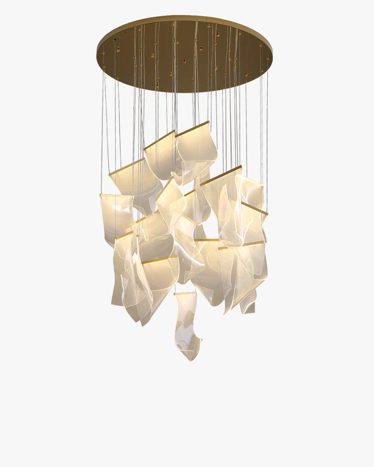 WOMO Breeze Dimmable Acrylic Chandelier-WM2158