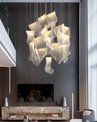 WOMO Breeze Dimmable Acrylic Chandelier-WM2158