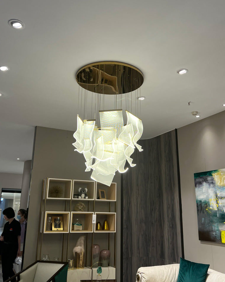 WOMO Breeze Dimmable Acrylic Chandelier-WM2158