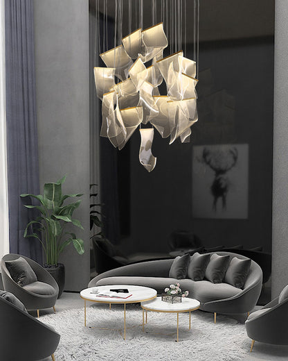 WOMO Breeze Dimmable Acrylic Chandelier-WM2158