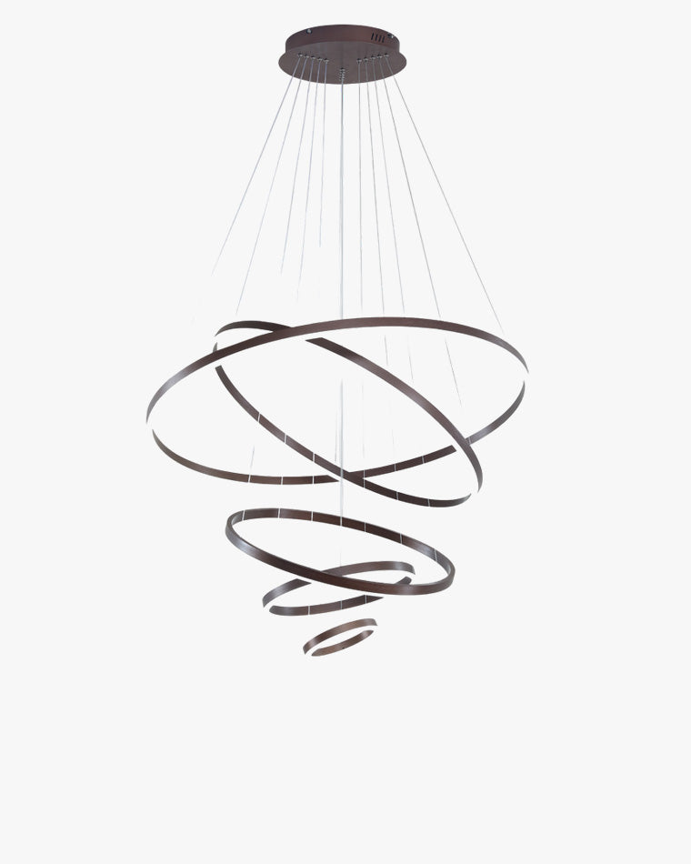 WOMO Tiered Ring LED Chandelier-WM2159