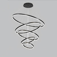 WOMO Tiered Ring LED Chandelier-WM2159