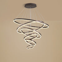 WOMO Tiered Ring LED Chandelier-WM2159
