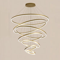 WOMO Tiered Ring LED Chandelier-WM2159