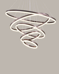 WOMO Tiered Ring LED Chandelier-WM2159