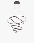 WOMO Tiered Ring LED Chandelier-WM2159