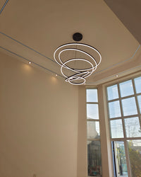 WOMO Tiered Ring LED Chandelier-WM2159