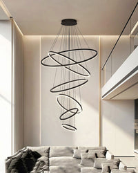 WOMO Tiered Ring LED Chandelier-WM2159