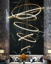 WOMO Large Tiered Ring LED Foyer Chandelier-WM2160 thumbnail