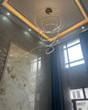 WOMO Large Tiered Ring LED Foyer Chandelier-WM2160 thumbnail
