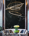 WOMO Large Tiered Ring LED Foyer Chandelier-WM2160 thumbnail