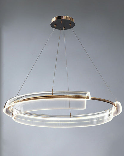 WOMO Gold Circular Led Chandelier-WM2165