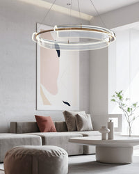 WOMO Gold Circular Led Chandelier-WM2165