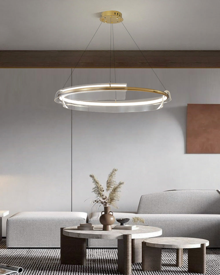 WOMO Gold Circular Led Chandelier-WM2165