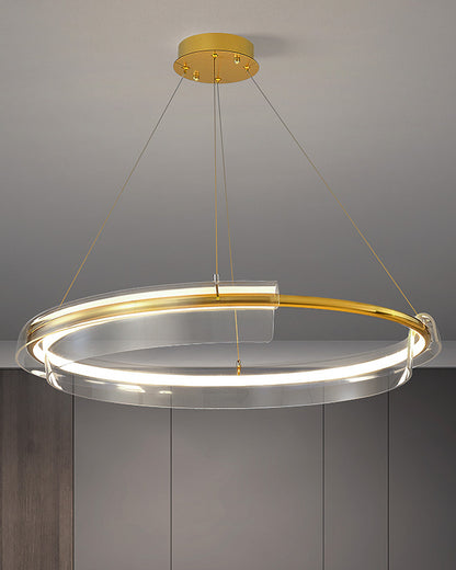 WOMO Gold Circular Led Chandelier-WM2165