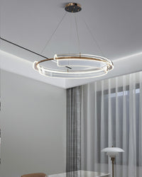 WOMO Gold Circular Led Chandelier-WM2165