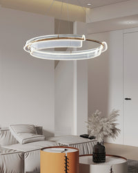 WOMO Gold Circular Led Chandelier-WM2165
