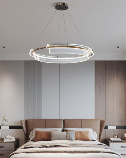 WOMO Gold Circular Led Chandelier-WM2165