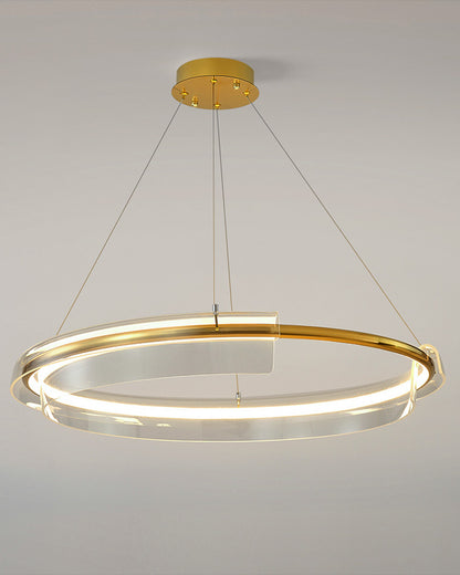 WOMO Gold Circular Led Chandelier-WM2165