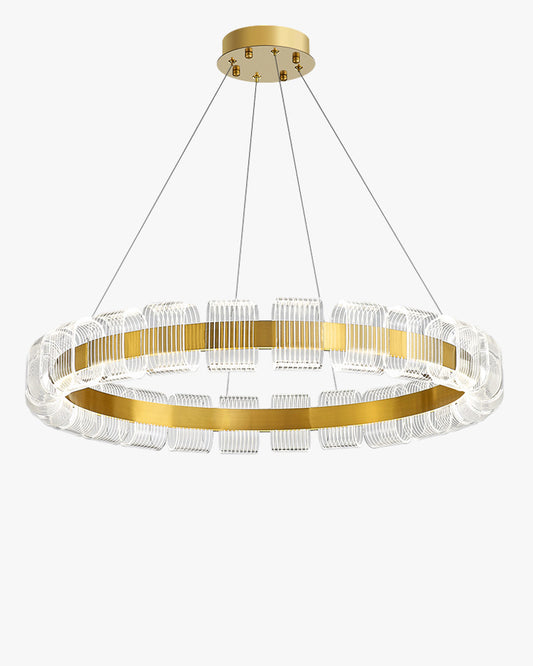 WOMO Gold Circular Led Chandelier-WM2166