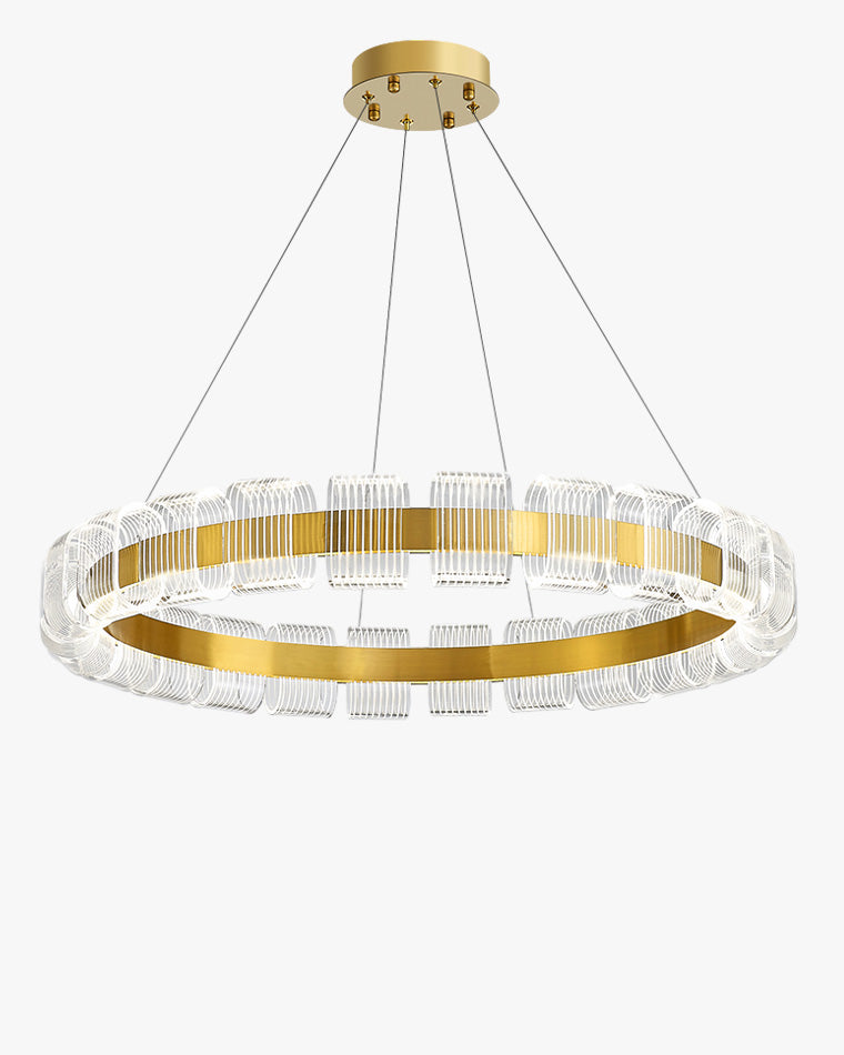 WOMO Gold Circular Led Chandelier-WM2166