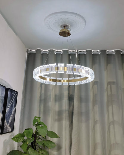 WOMO Gold Circular Led Chandelier-WM2166