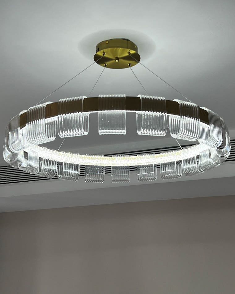 WOMO Gold Circular Led Chandelier-WM2166