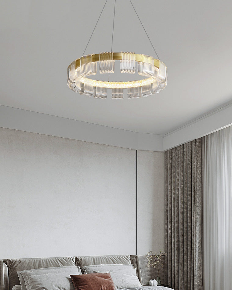 WOMO Gold Circular Led Chandelier-WM2166